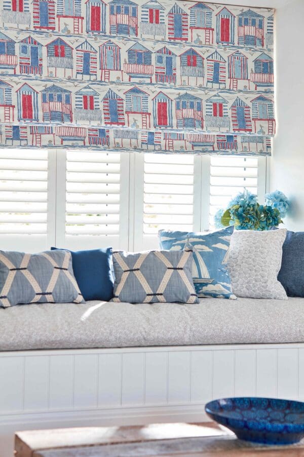 Sanderson Port Isaac Beach Huts Fabric