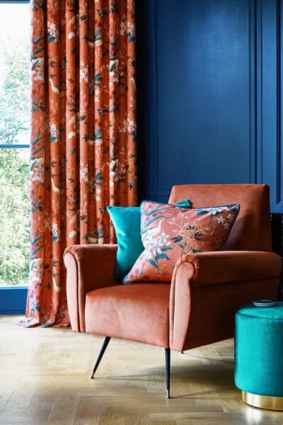 Prestigious Textiles Jasmine Jade Fabric