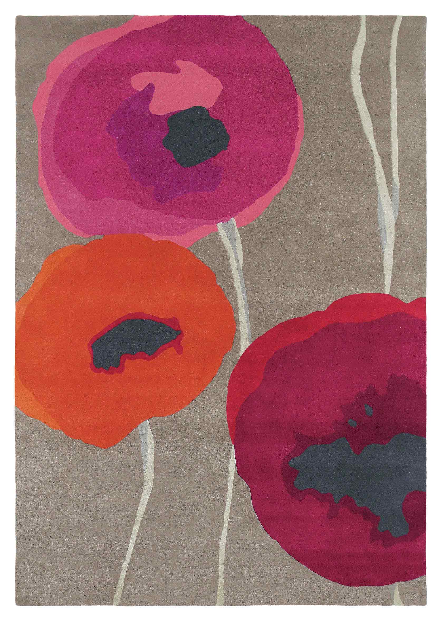 Sanderson Poppies Rug