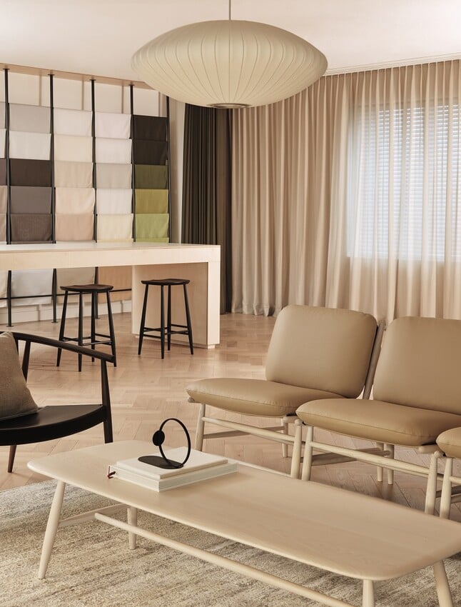 Silent Gliss Made to Measure Curtains