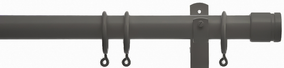 Cameron Fuller 32mm Metal Curtain Pole with Collar Finials