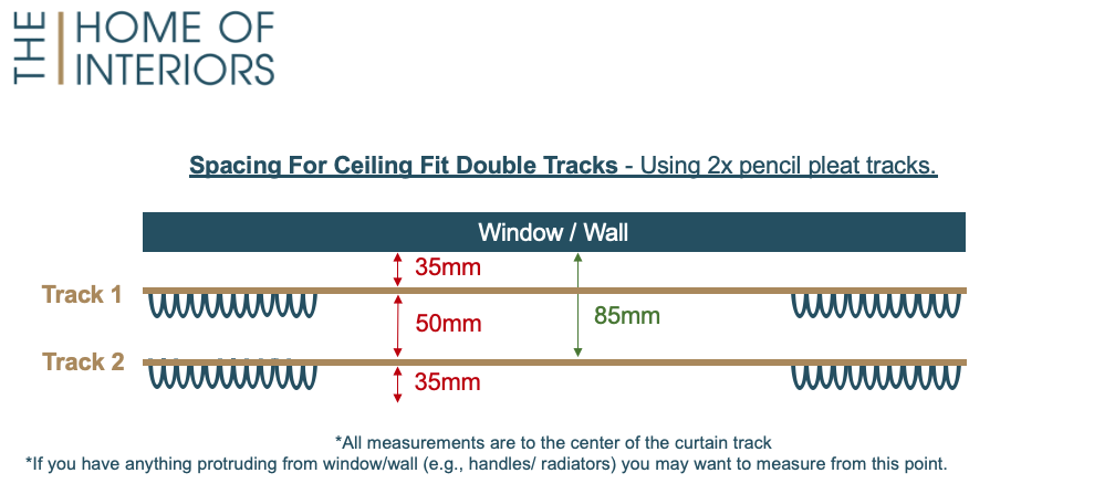 Top Tip: Wave Curtain Track Spacing