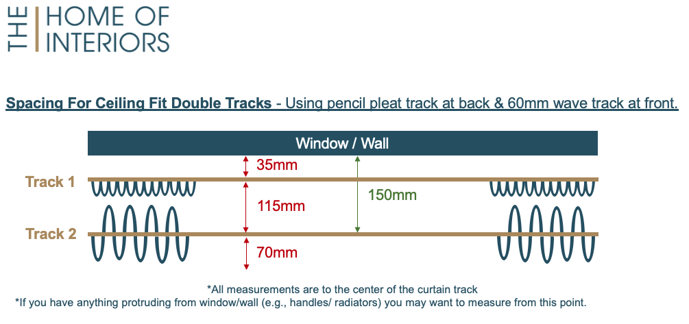 Top Tip: Wave Curtain Track Spacing