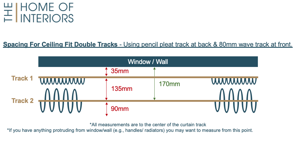 Top Tip: Wave Curtain Track Spacing