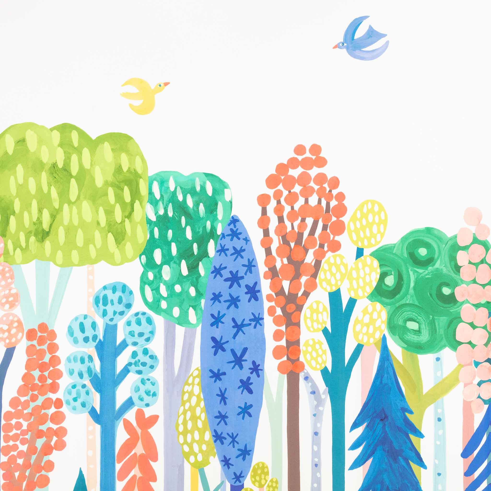 Villa Nova Rainbow Forest Fabric