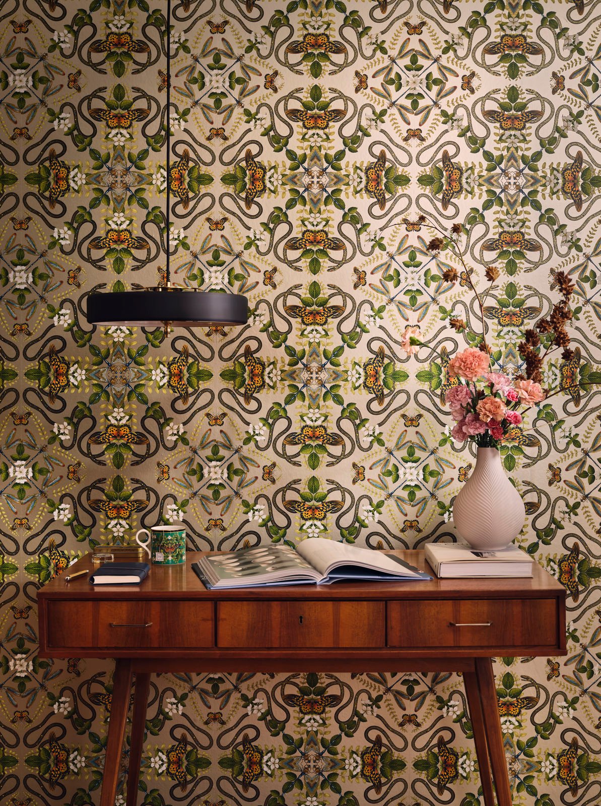 Wedgwood Botanical Wonders Emerald Forest Wallpaper