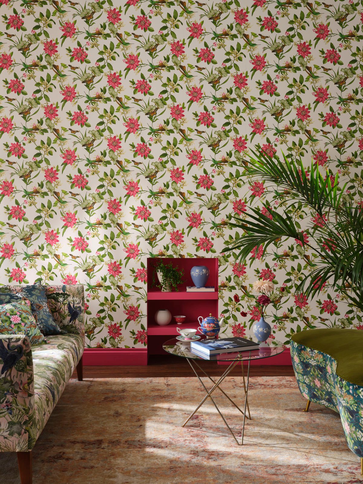 Wedgwood Botanical Wonders Pink Lotus Wallpaper