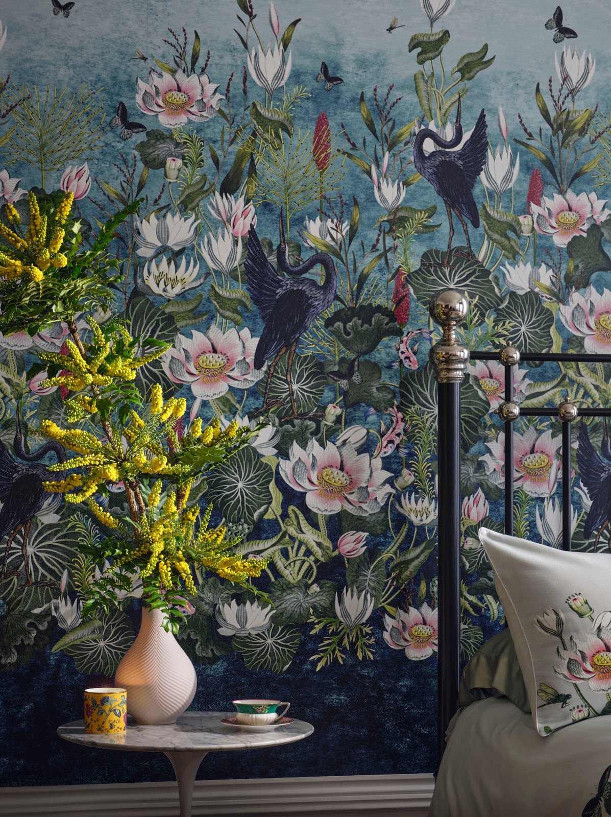 Wedgwood Botanical Wonders Waterlily Mural Wallpaper