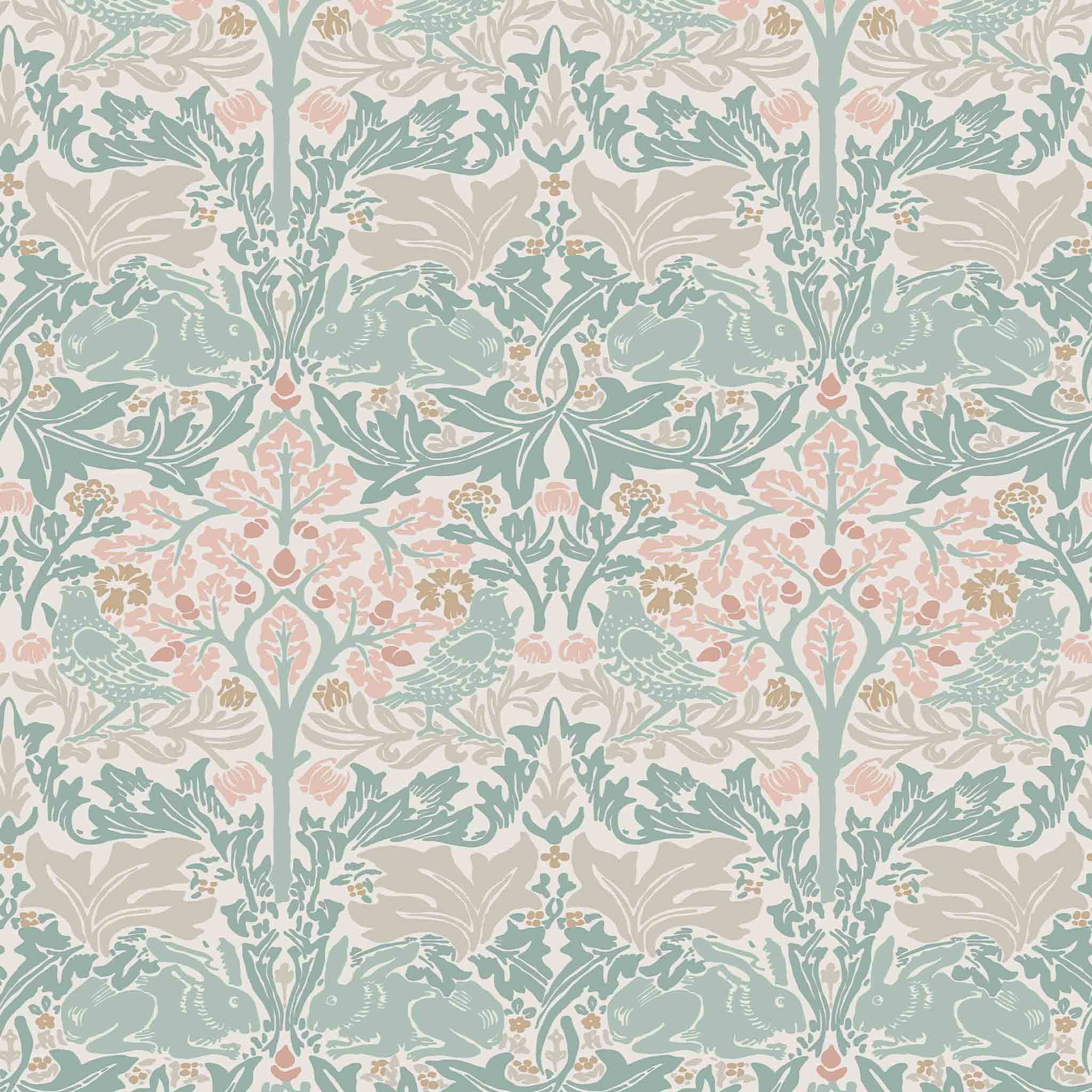 William Morris At Home Brother Rabbit Wallpaper