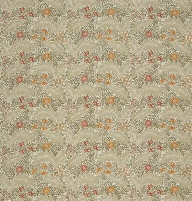 William Morris at Home Kelmscott Gardens Larkspur Fabric