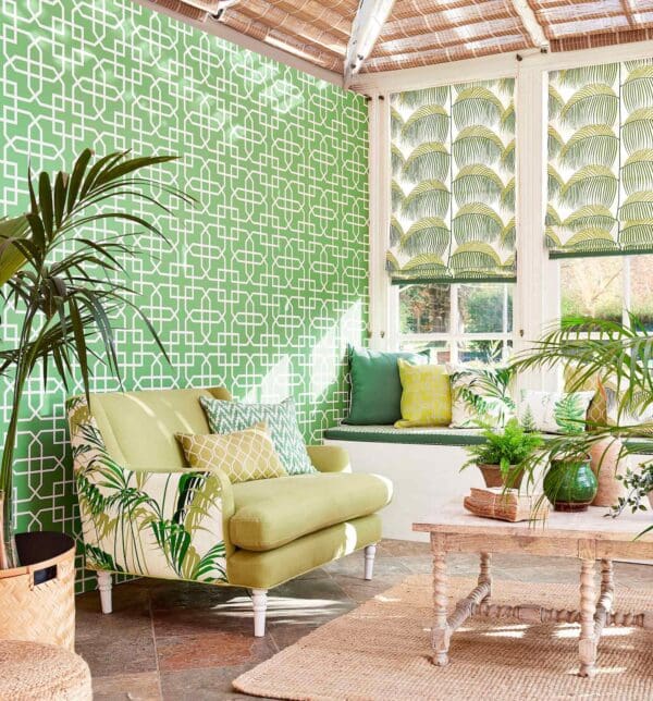 Sanderson Glasshouse Hampton Trellis Wallpaper