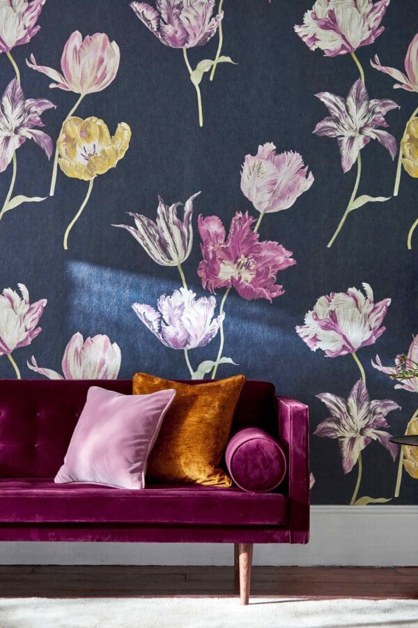 Sanderson Glasshouse Tulipomania Wallpaper