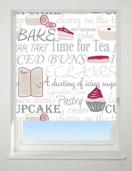 Universal Patterned Roller Blind Bake Off