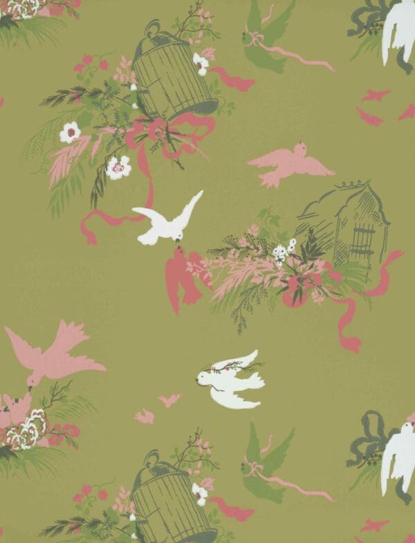 Little Greene Voliéres Wallpaper