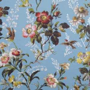 Clarke & Clarke Wallpaper Leighton Blue Colourswatch