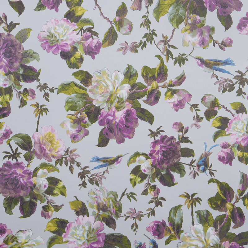 Clarke & Clarke Wallpaper Renaissance Grey Colourswatch