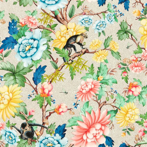 Wedgwood Botanical Wonders Sapphire Garden Wallpaper