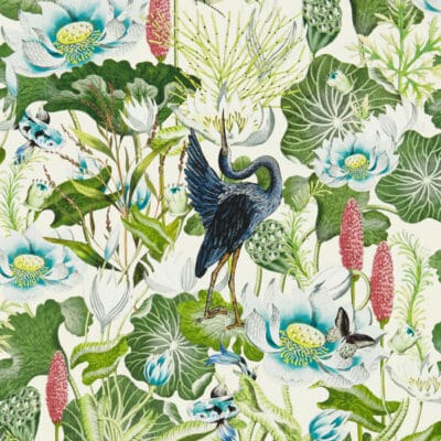 Wedgwood Botanical Wonders Waterlily Wallpaper