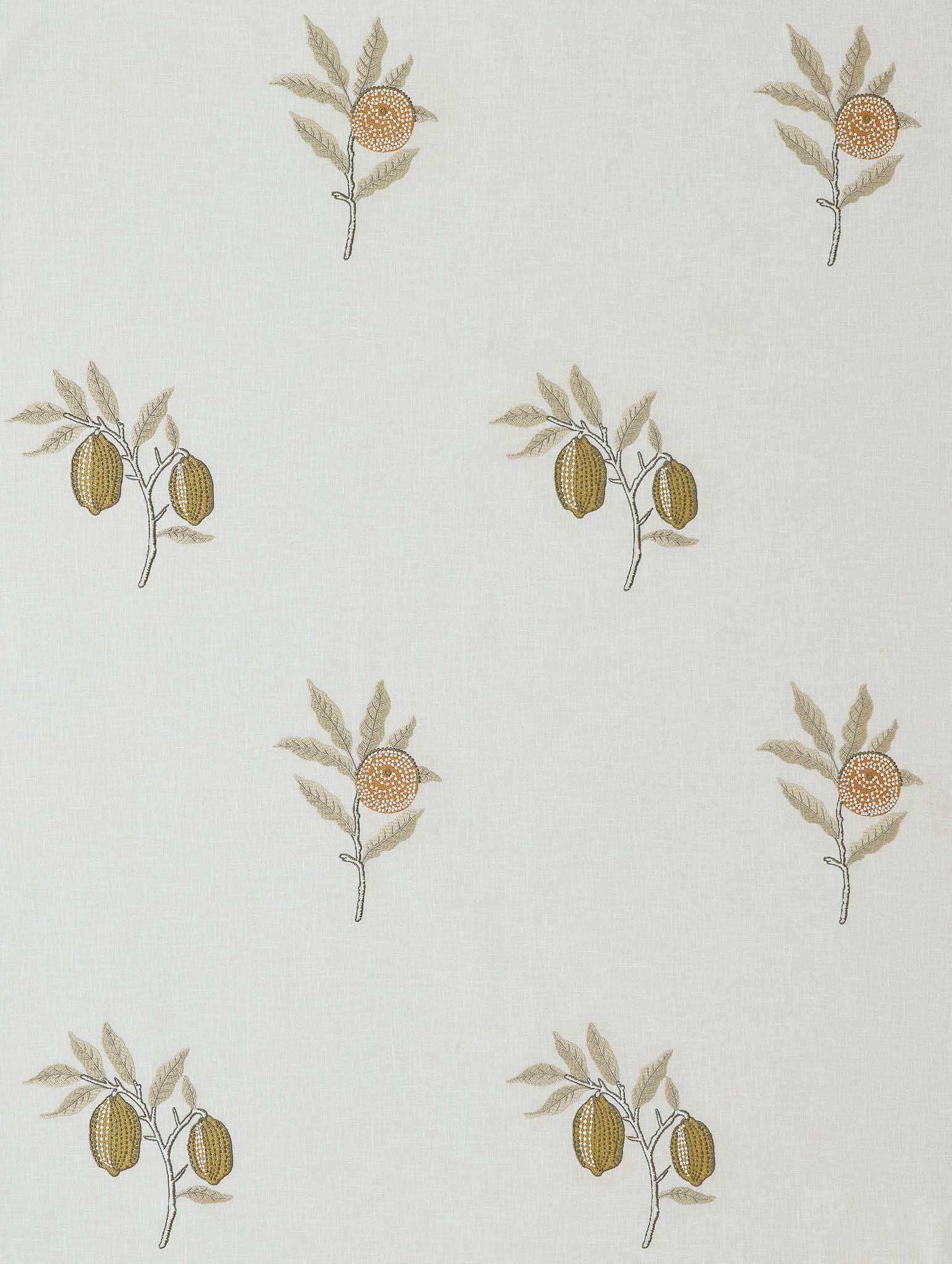 William Morris At Home The Forager Fruit Embroidery Fabric