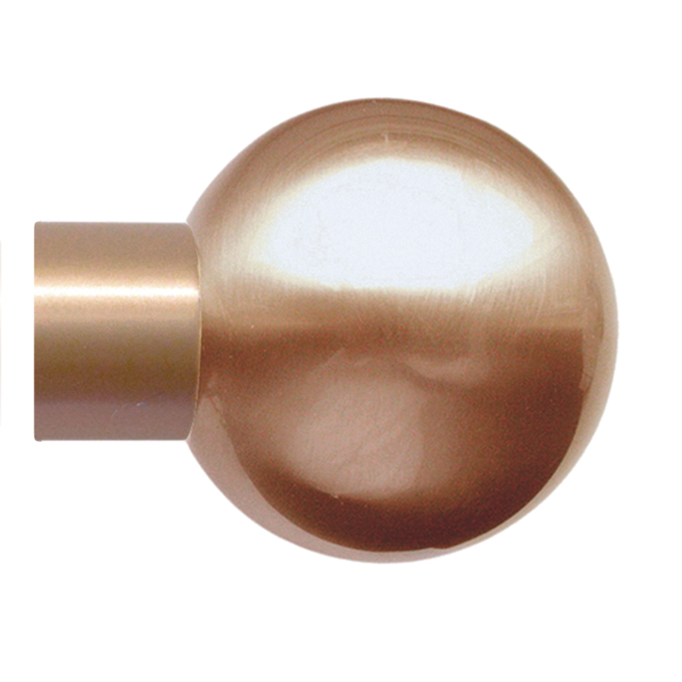 35mm Jones Strand Metal Ball Finial rose gold